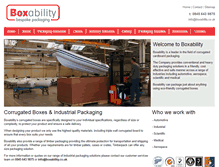 Tablet Screenshot of boxability.co.uk